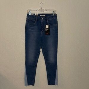 Levi's Women's Dark Blue Ankle Jeans